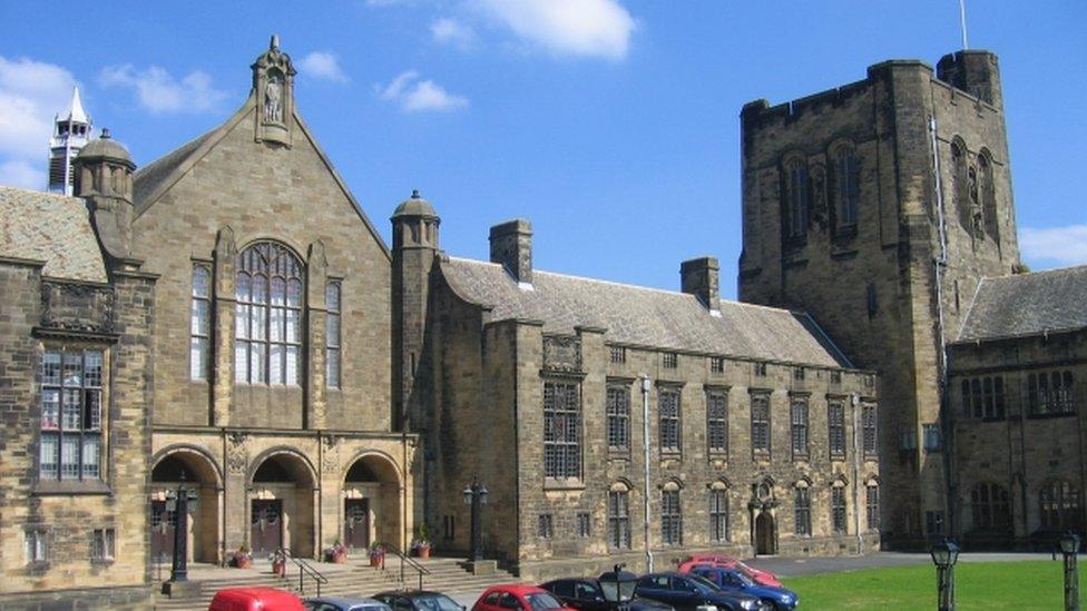 The main college at Bangor University