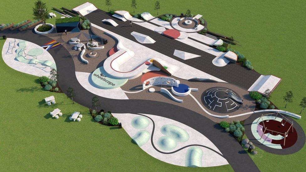 A design of an inclusive skate park