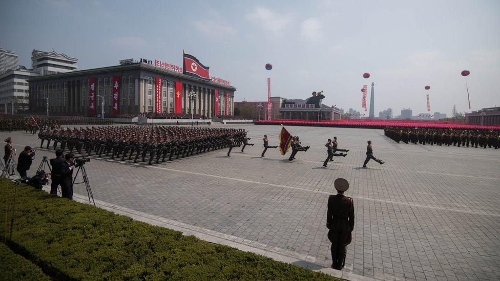 North Korean military parade