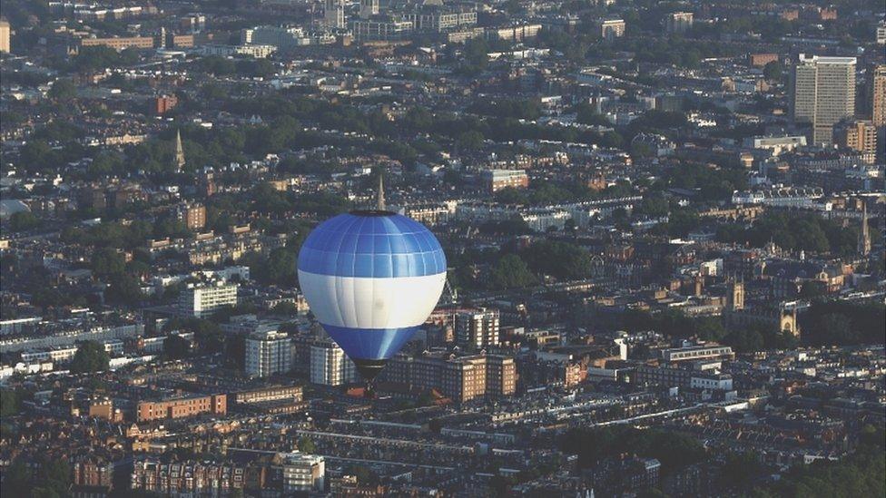 Balloon over London