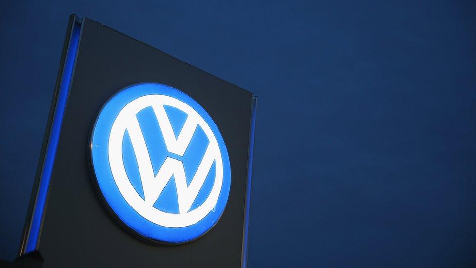 VW sign