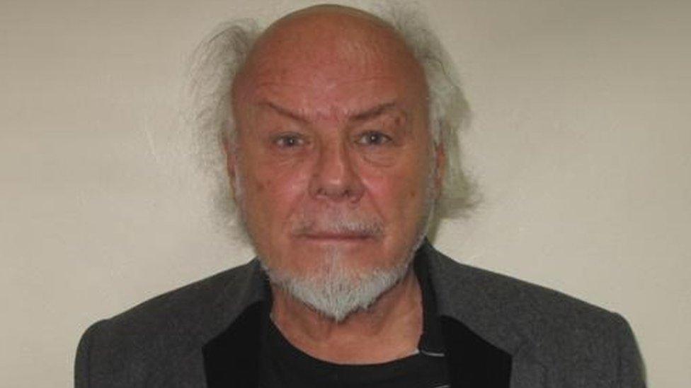 Gary Glitter's mugshot