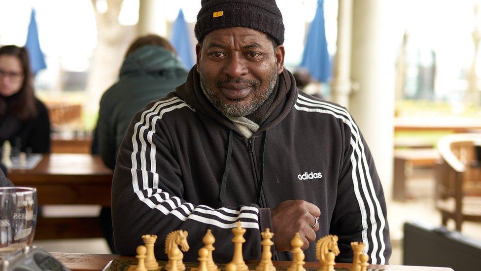 The founder of Greenwich Peninsula Chess Club Nick Templar