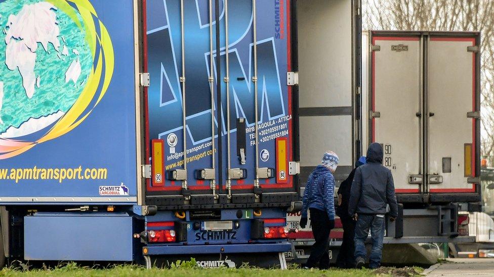 Lorry migrants