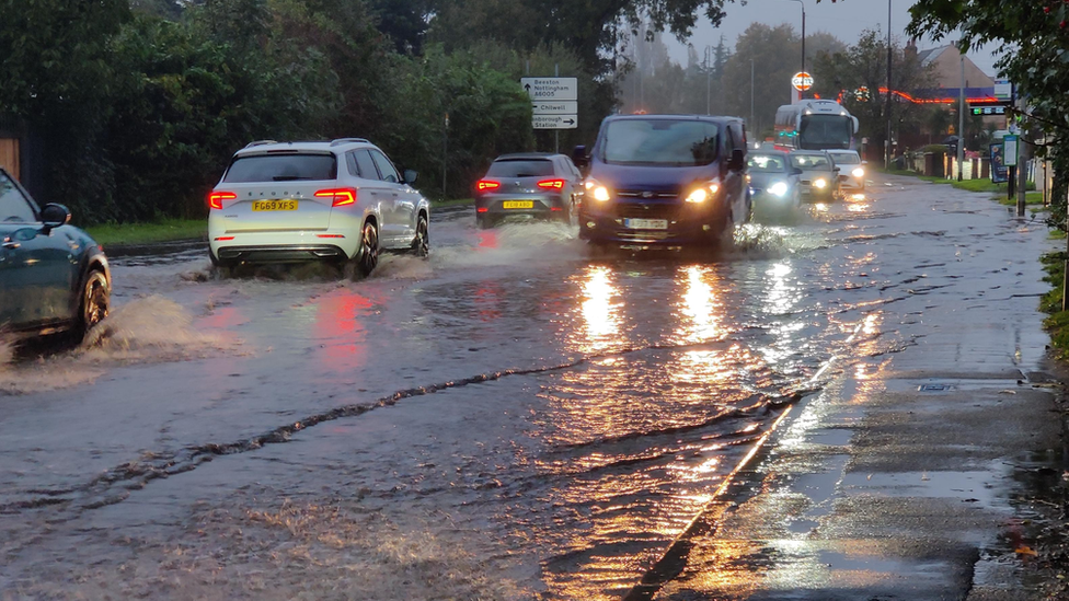 The A6005 in Attenborough