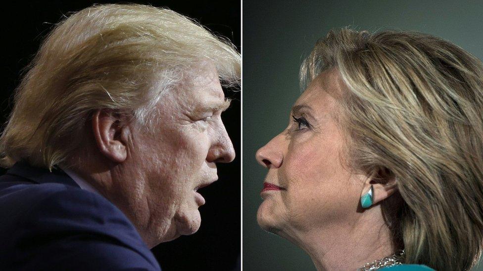 Donald Trump and Hillary Clinton