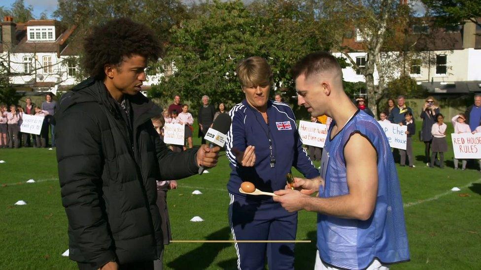 Claire Balding and Max Whitlock