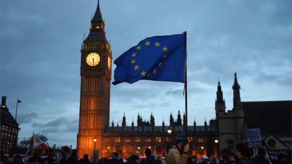 Protests outside Parliament