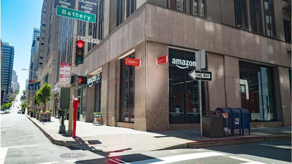 An Amazon Go shop in San Francisco