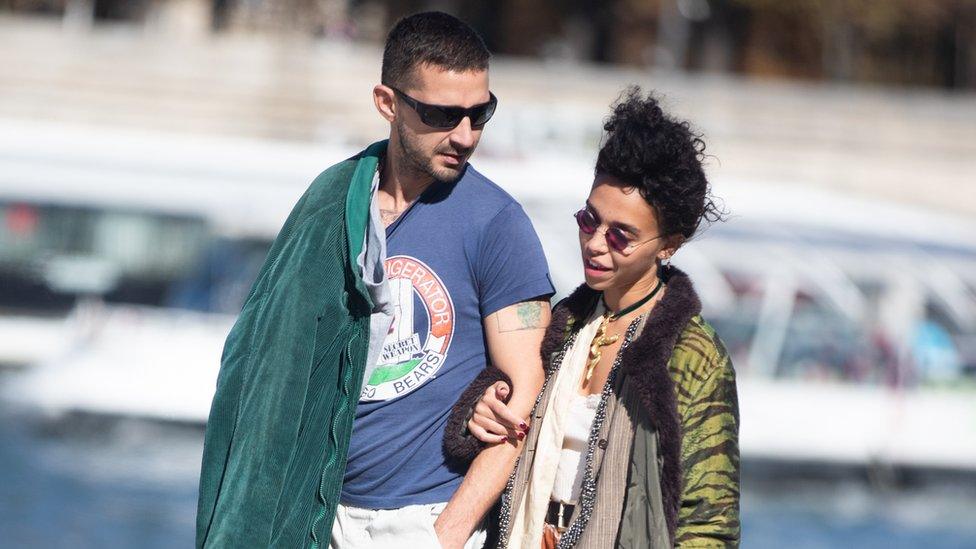 FKA Twigs and Shia LaBeouf pictured in Paris in September 2018