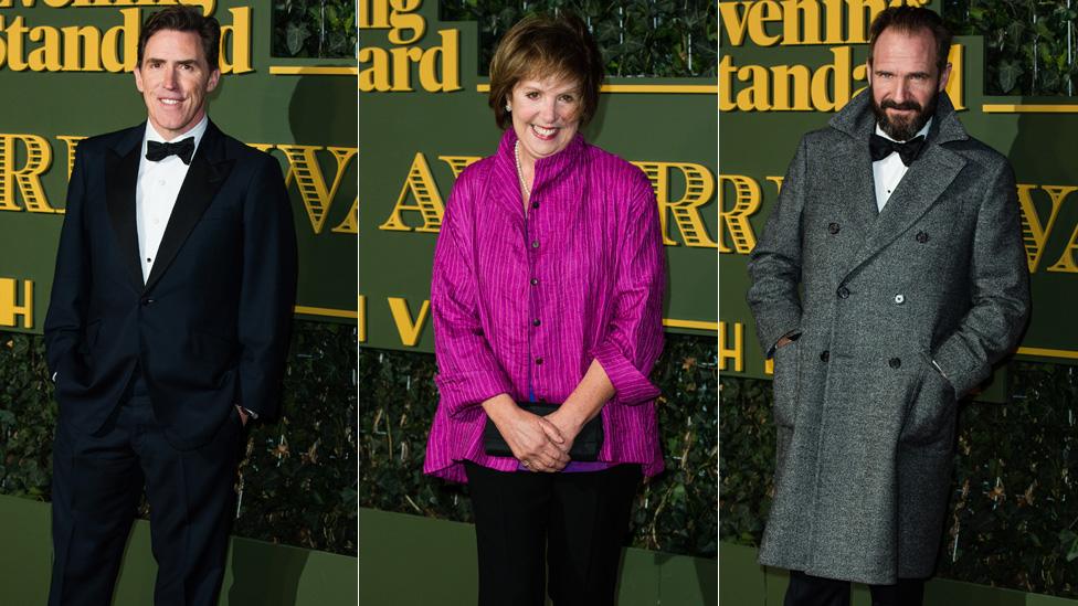 Rob Brydon, Penelope Wilton, Ralph Fiennes