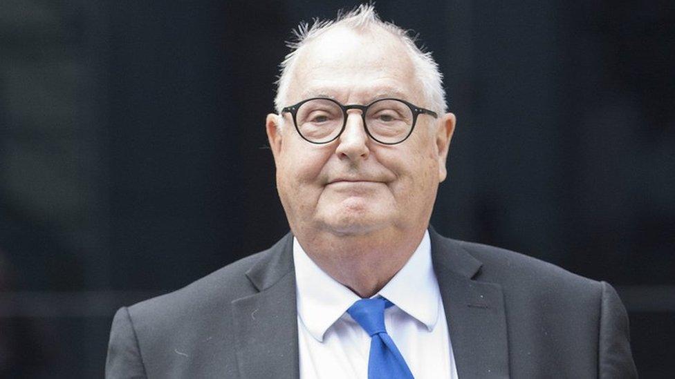 Jonathan King arriving at court - 13/6/18