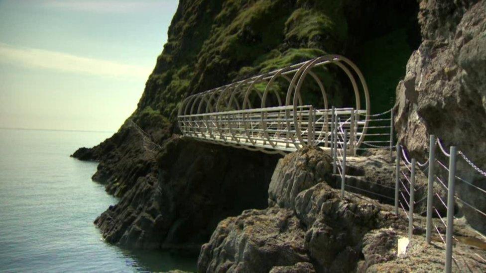 The Gobbins tubular bridge