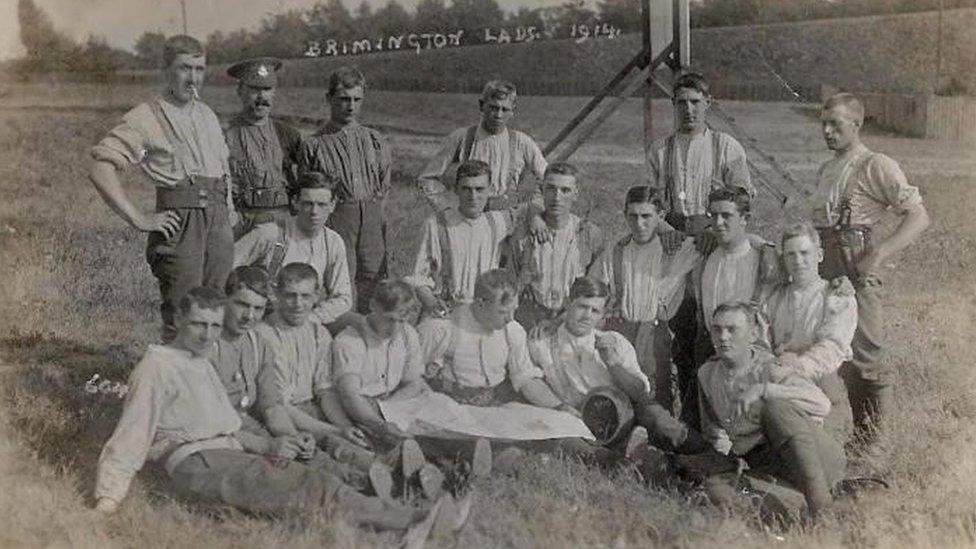 Brimington men in 1914