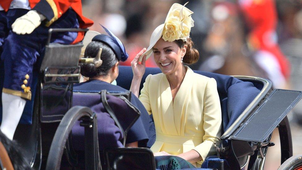 The Duchess of Cambridge at Trooping the Colour