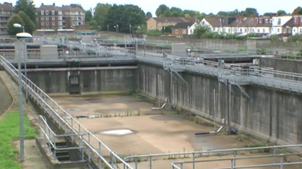 Thames Water storm water tanks