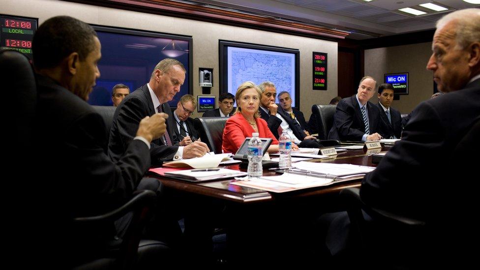 Hillary Clinton in the Situation Room