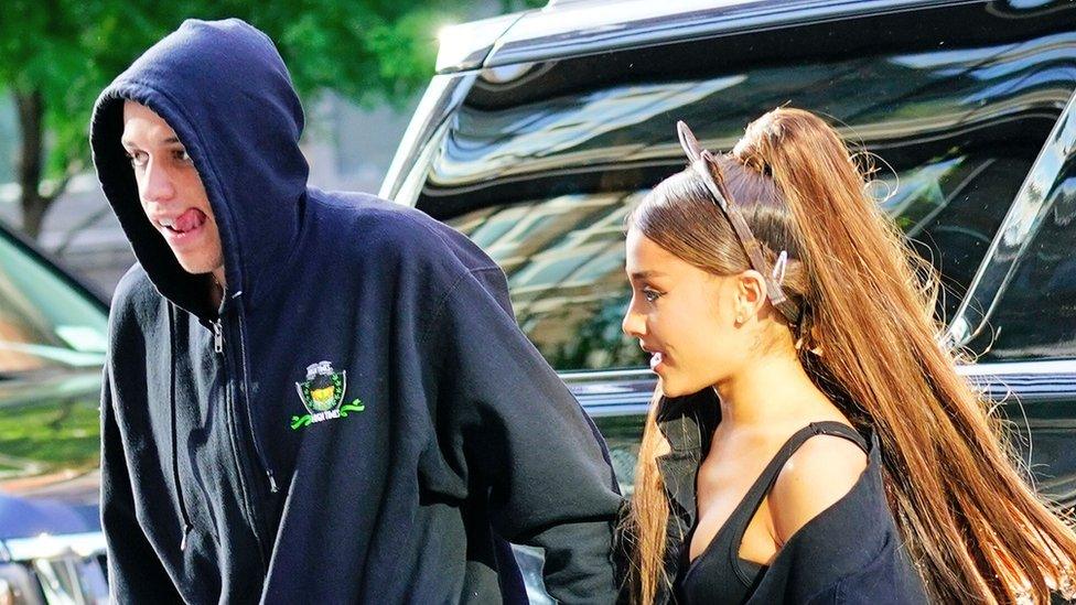 Pete Davidson and Ariana Grande