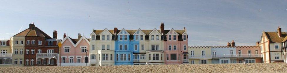 seafront in Aldeburgh