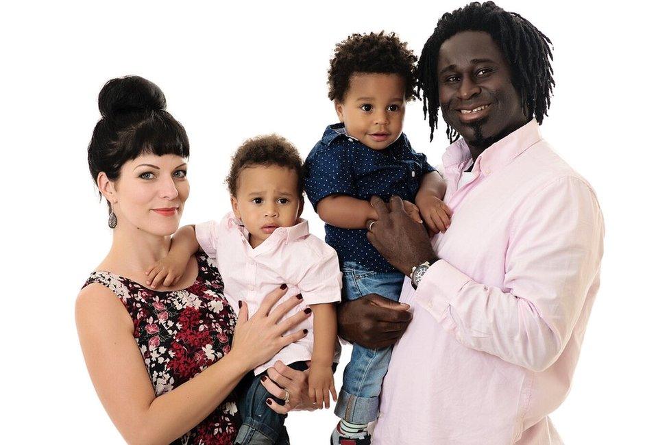 Ivana Poku and family