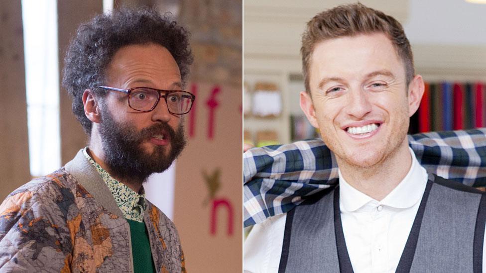 Alex Beckett in W1A and Timmy Matley