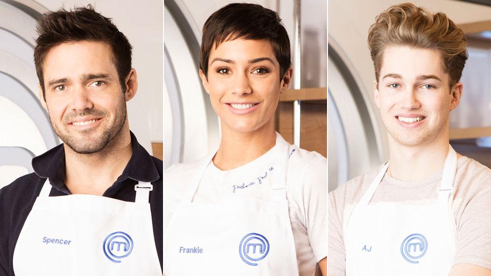 Spencer Matthews, Frankie Bridge and AJ Pritchard