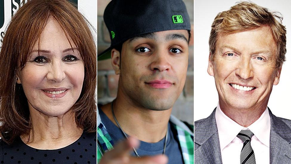 Arlene Phillips, Ashley Banjo and Nigel Lythgoe