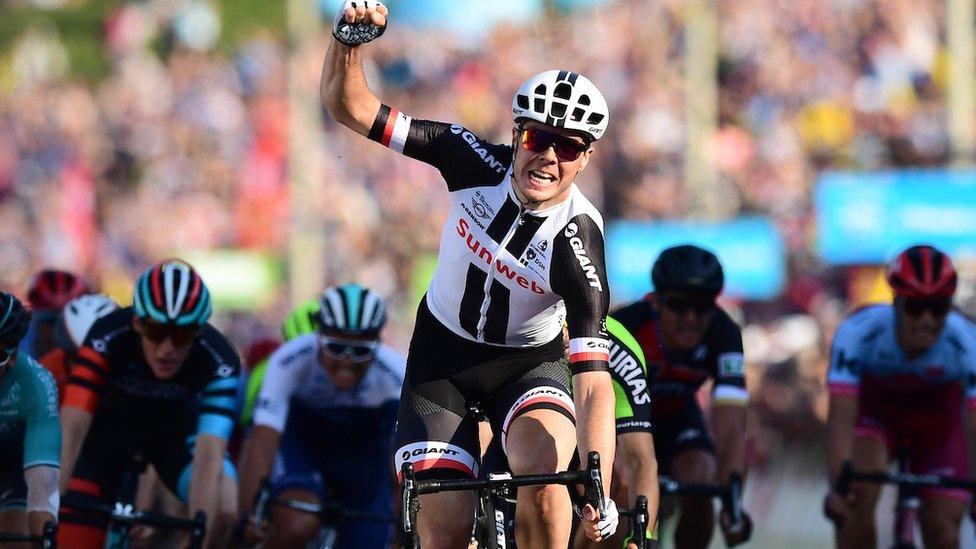 Maximillian Walscheid wins Stage Three of the Tour de Yorkshire 2018