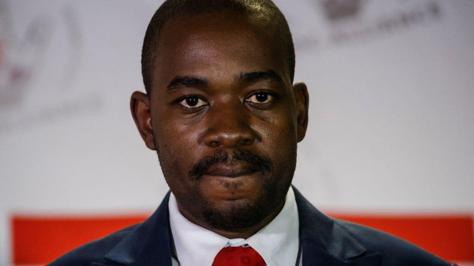 MDC Alliance leader Nelson Chamisa