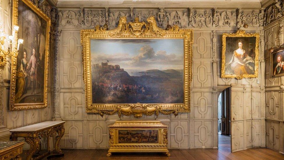 The ballroom restored at Knole