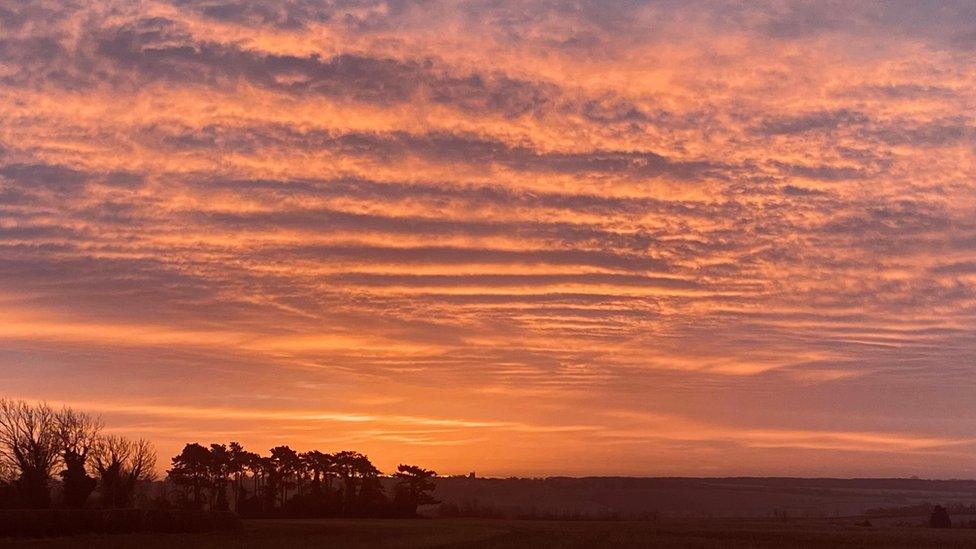 Sunrise in Ketton, Rutland