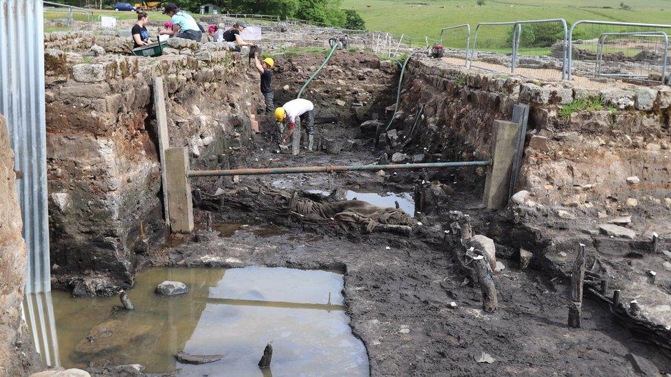 Excavation at Vindolanda