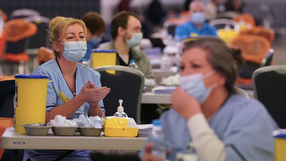 vaccination centre in Glasgow