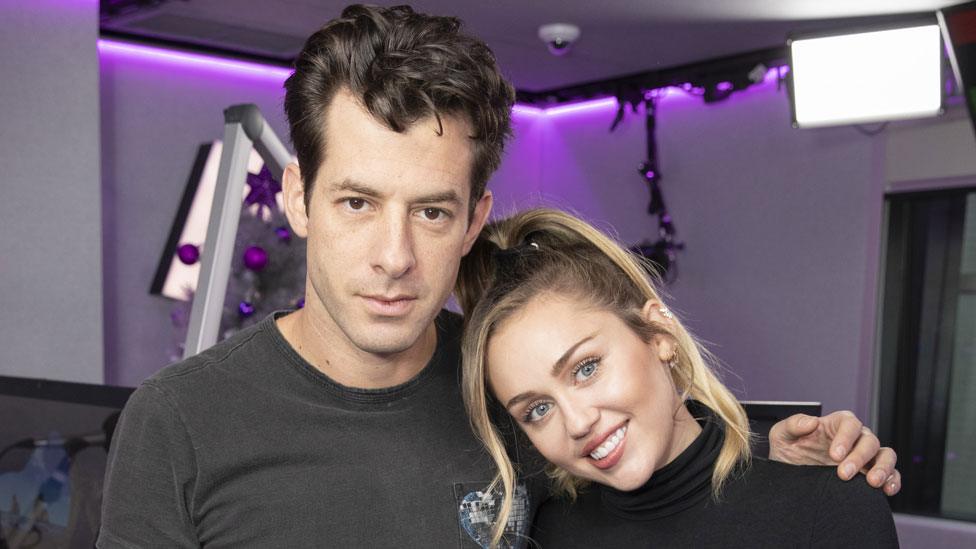 Mark Ronson and Miley Cyrus