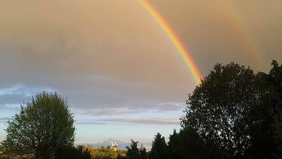 Rainbow over Wheatley.