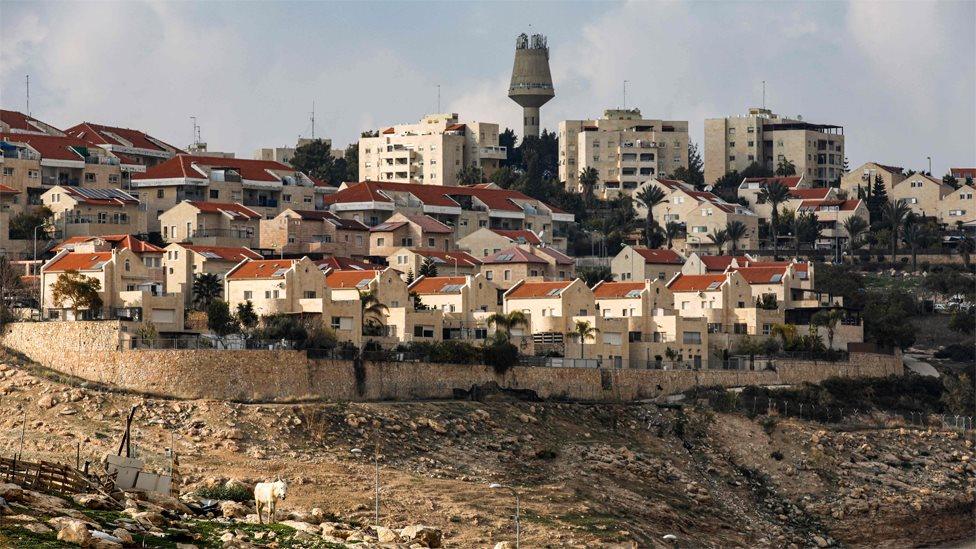 Jewish settlement of Maale Adumim in the occupied West Bank (28 January 2020)