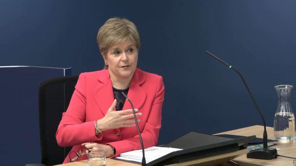 Nicola Sturgeon at UK Covid Inquiry