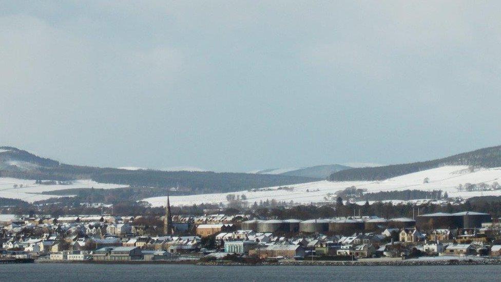 BBC weather watcher Winkers sent in this photo of Cromarty