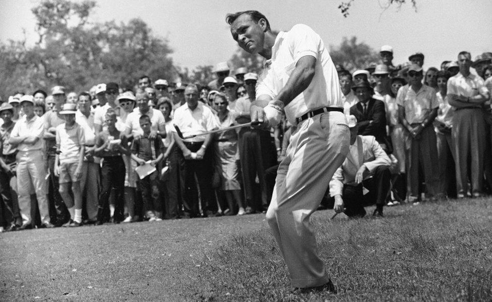 Arnold Palmer at the Texas Open in San Antonio, April 1962