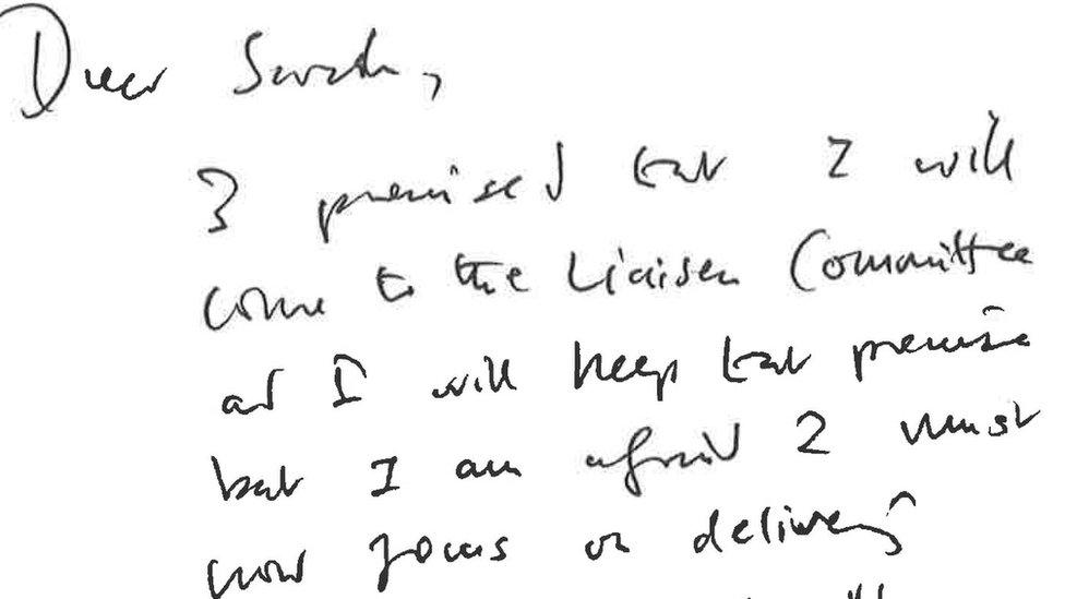 Boris Johnson's letter