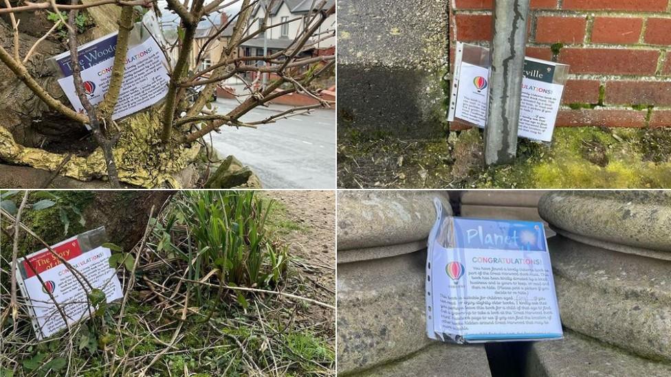 Books hidden around Great Harwood