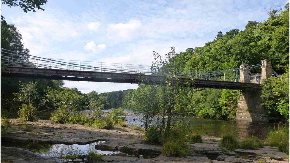 Whorlton Bridge from east elevation