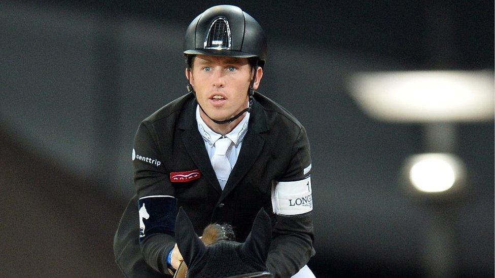 Scott Brash on Hello Sanctos in Doha