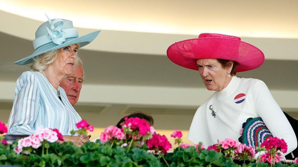 Camilla and Baroness Chisholm