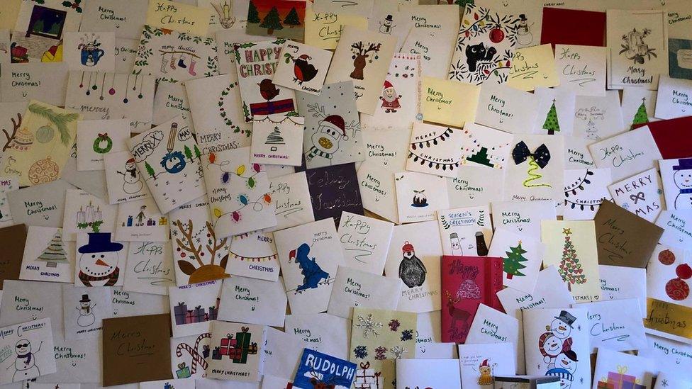 Cards sent to residents