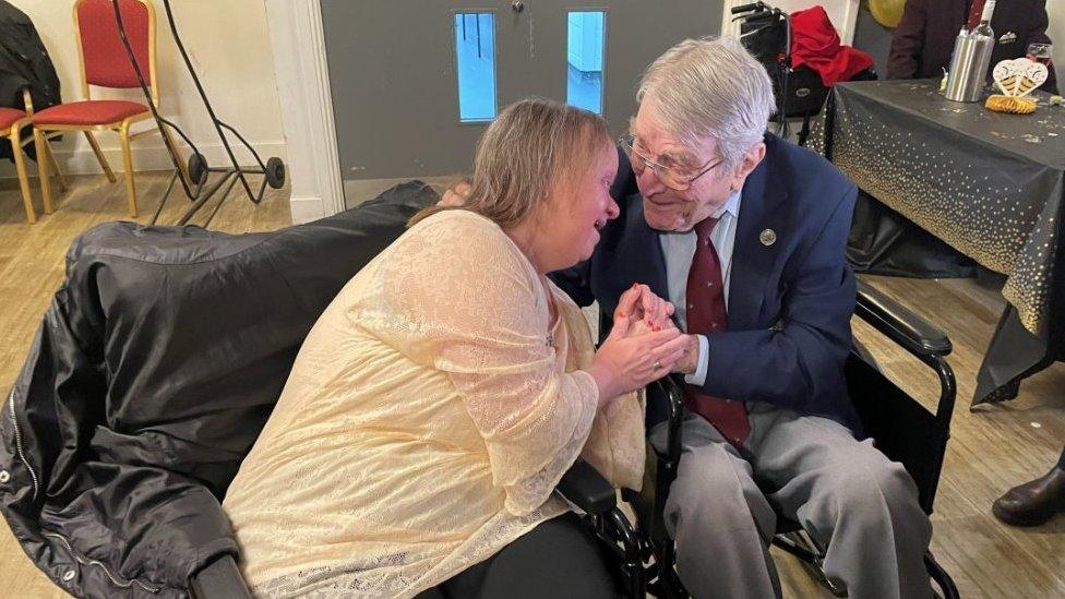 Bill Gladden and his daughter Linda