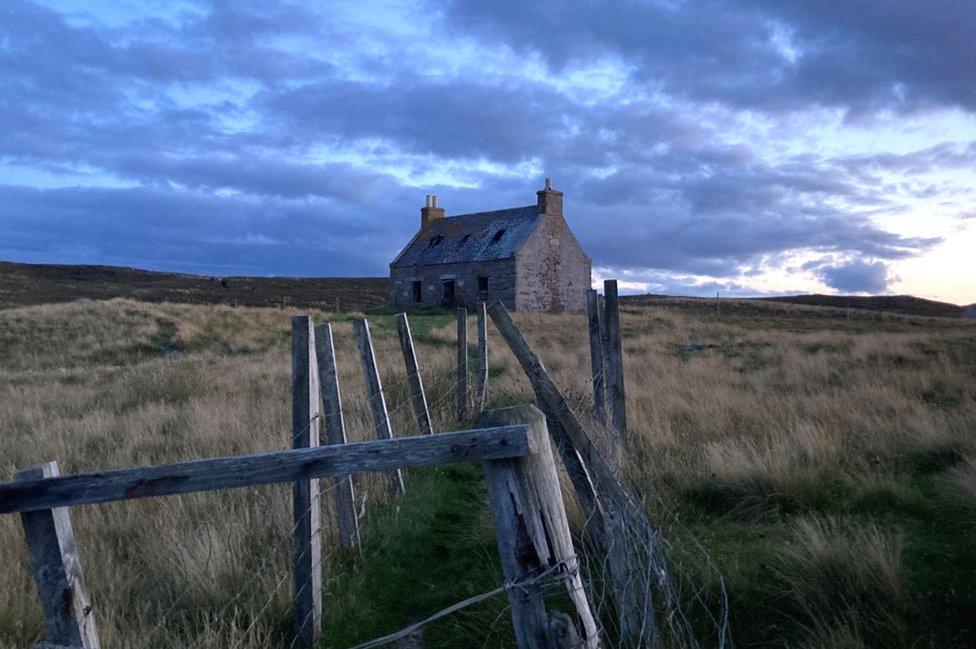 The house of Rob Mackay's grandfather has been uninhabited for decades