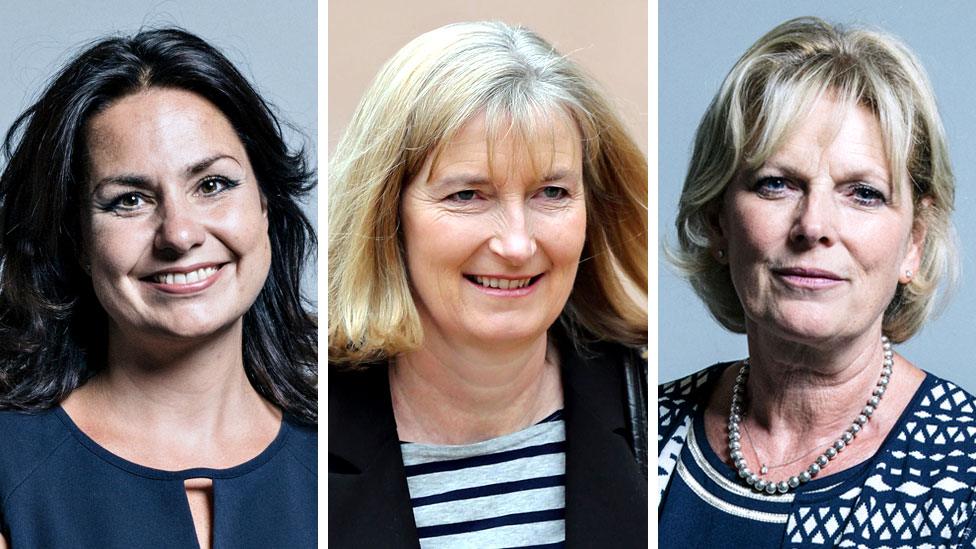 Heidi Allen, Sarah Wollaston and Anna Soubry