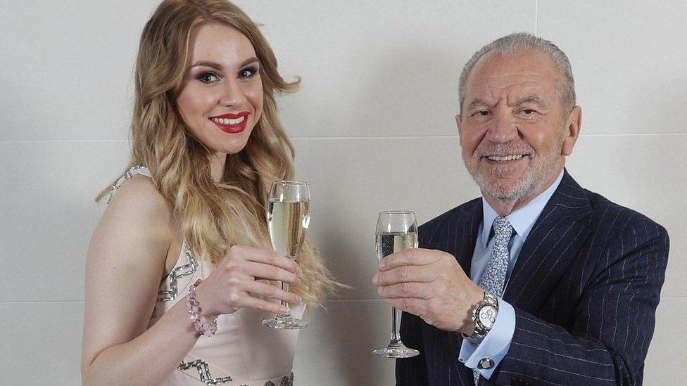 Alana Spencer and Lord Sugar