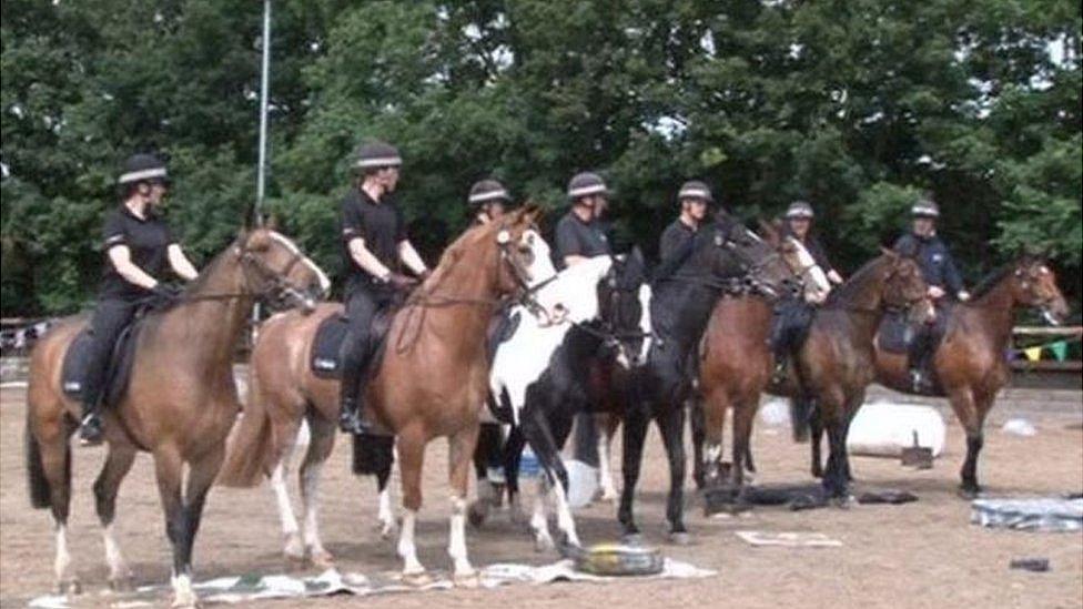 South Yorkshire's police horses were trained for the London 2012 Olympics